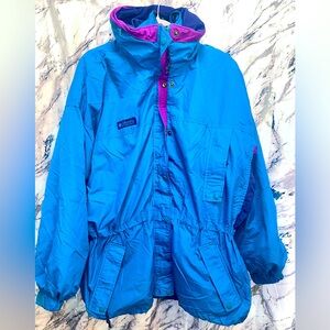 Vintage Columbia Full Fleeced Lined (removable) 90’s Ski Winter Parka women M